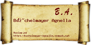 Büchelmayer Agnella névjegykártya